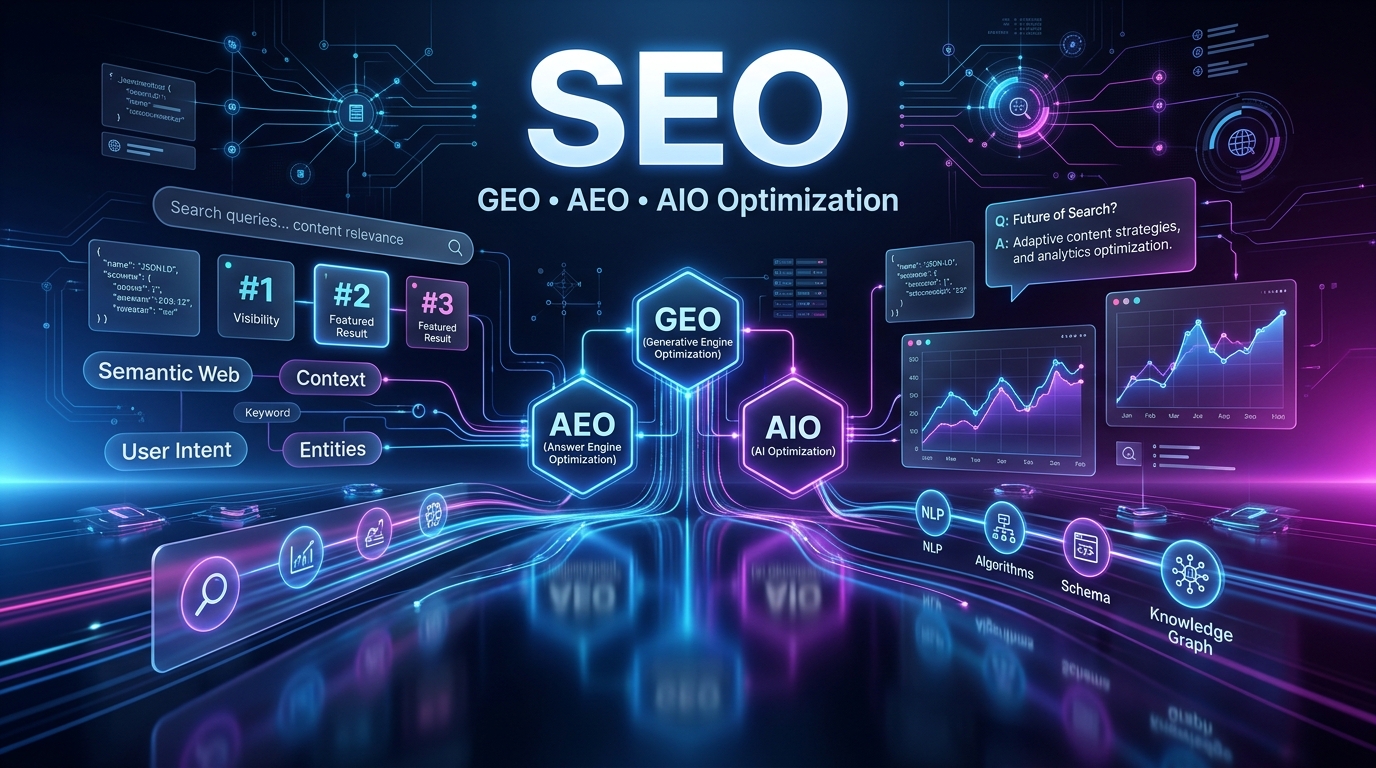 SEO (GEO, AEO, AIO)
